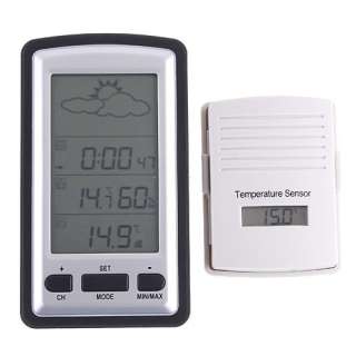 Thermometer Hygrometer Weather Station + Remote Sensor  