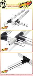 KateKyo Hitman Reborn Kyoya Hibari Stainless Steel Tonfa Tonpas 