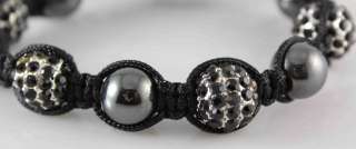 10mm Swarovski Crystal Beads Disco Ball Macrame Shamballa Bracelet 