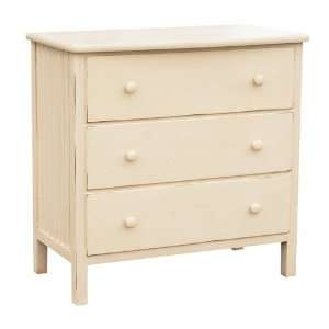   Furniture Co. Starlight Low Dresser with Wooden Knobs