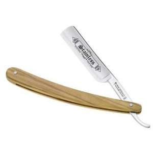  Boker USA Stainless Razor with Olive Wood Handle: Sports 