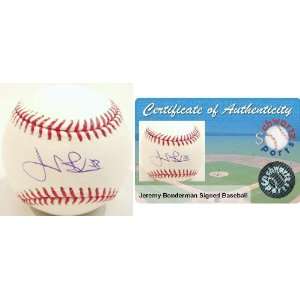 Jeremy Bonderman Signed MLB Baseball: Sports & Outdoors