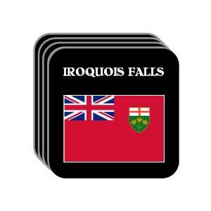  Ontario   IROQUOIS FALLS Set of 4 Mini Mousepad Coasters 