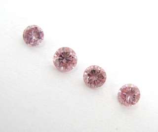 40ct Natural Fancy Intense Pink SI Clarity Round Brilliant Diamond 