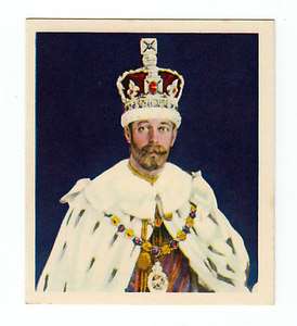 1935 Royalty Card of KING GEORGE V Crowned June 22nd, 1911  