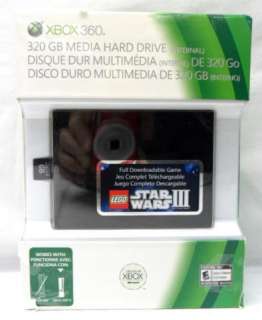 Xbox 360 320 GB Internal Media Hard Drive with Lego Star Wars The 