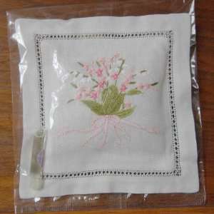  Lavender Stuffed, Hand embroidered Star Flower Cousinette 