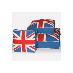  Unleashed Life Union Jack Dog Bed small: Pet Supplies