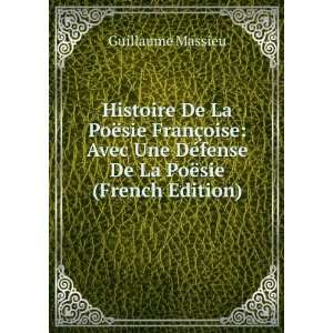  Histoire De La PoÃ«sie FranÃ§oise Avec Une DÃ©fense 