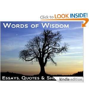 Wisdom   Essays, Quotes & Short Stories: I.M. Foresight:  