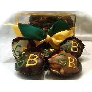 Green Bay Packers Chocolate Turtle Gift Box:  Grocery 