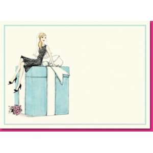  Blonde Bride on Box Invitations