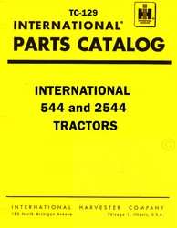 Farmall International 544 2544 Parts Catalog Manual IH  