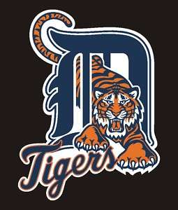 Detroit Tigers Huge Decal Sticker 14.5 #25L  