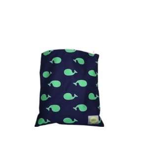    Itzy Ritzy Wet Happened Medium Wet Bag Whale Watching Blue: Baby