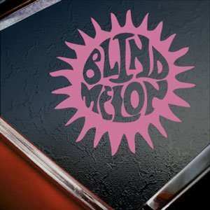 Blind Melon Band Sun Logo Pink Decal Truck Window Pink 