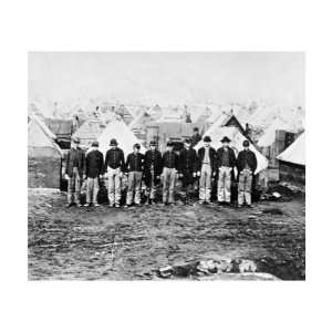  City Point, VA, Soldiers in Winter Fortifications, Civil 