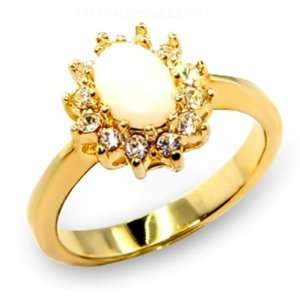    Jewelry   Clear Genuine Nature Stone Opal Ring SZ 7 Jewelry