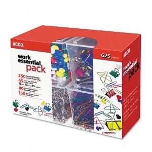 ACCO  Club Clip Pack, 80 Ideal, 45 Binder, 350 Jumbo Paper Clips, 150 
