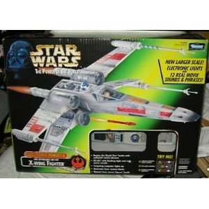   Star Wars Electronic Power F/X X Wing Fighter Red Five: Toys & Games