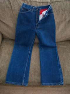   Polyester Lined 517 Levis Jeans Denim SZ 10 USA Made 26W X 27L  