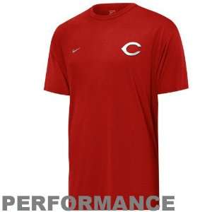  Nike Cincinnati Reds Red Youth Training Performance T shirt 