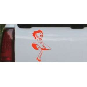 Betty Boop back skirt Cartoons Car Window Wall Laptop Decal Sticker 