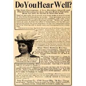   Device Hearing Aid   Original Print Ad 