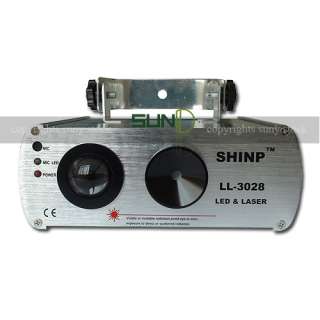 NEW.SHINP® 150mw RG Laser+3w Full Color LED DMX Stage Lighting DJ 