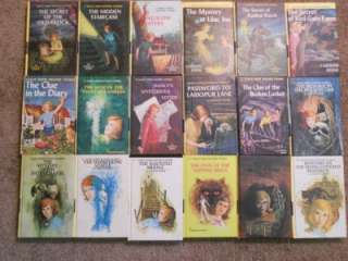   56 Nancy Drew Hardcover Books Vintage Matte Girl Mystery Series lot