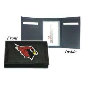  Arizona Cardinals Embroidered Leather Tri Fold Wallet 