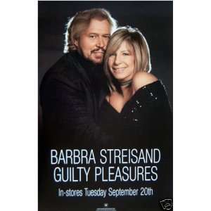Barbra Streisand   Guilty Pleasures   Original Promotional Poster   11 