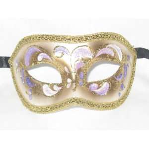  Purple Colombina Acquario Venetian Mask: Home & Kitchen