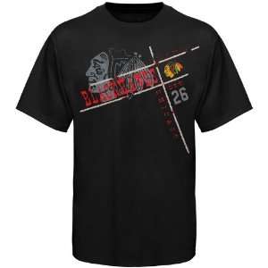   Chicago Blackhawks Youth Burnside T Shirt   Black: Sports & Outdoors