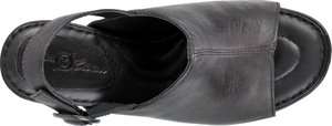 Born Crown Vara Black Leather Slingback Womens W31911 Size 10  
