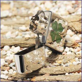 Zippo 4 Leaf Clover Luck Lighter   24699   