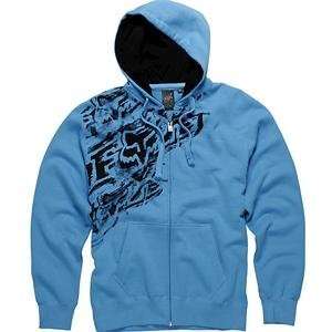    Fox Racing Abliss Zip Up Hoody   Large/Electric Blue: Automotive