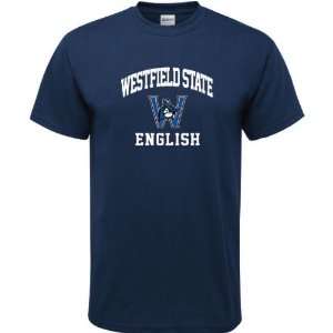  Westfield State Owls Navy English Arch T Shirt