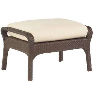  WhiteCraft Bali Wicker Ottoman Patio, Lawn & Garden