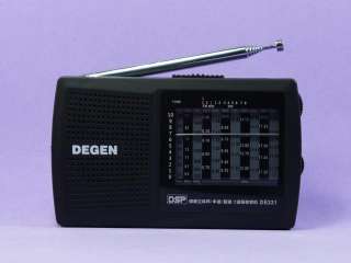 DEGEN DE321 FM Stereo. MW.SW DSP Digital Pocket Radio  