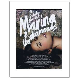  MARINA AND THE DIAMONDS Family Jewels 16x12in Matted Music 