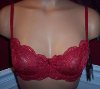 New Le Mystere Isabella Bra Demi Lace 135 See Through  