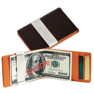  New   March Leather Money Clip and Credit Card Holder 
