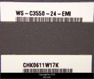 Cisco Catalyst 3550 24 Pt Switch WS C3550 24 EMI ~STSI 746320674391 