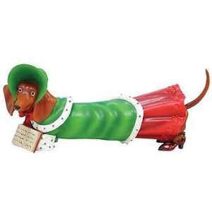  Hot Diggity Dog Caroler Wiener Figurine