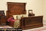 richly carved in renaissance design about 1910 a palatial king size 