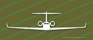 Gulfstream V business jet C 37A Vinyl Sticker Decal  