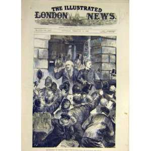 1880 Elections Liverpool Townhall Nomination Scene 