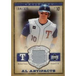   AL/NL Artifacts Blue #MY A Michael Young Jersey /325 