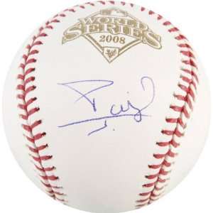  Carlos RuizÂ Autographed Baseball  Details: 2008 World 